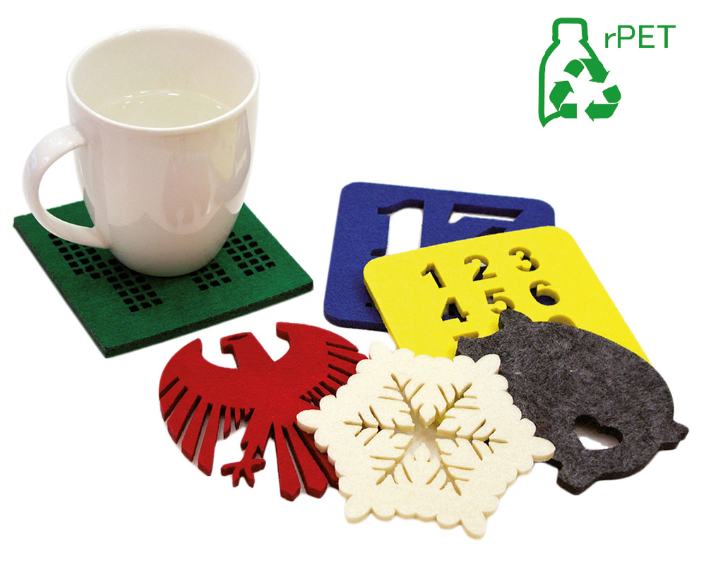 Felt Coaster with Motif