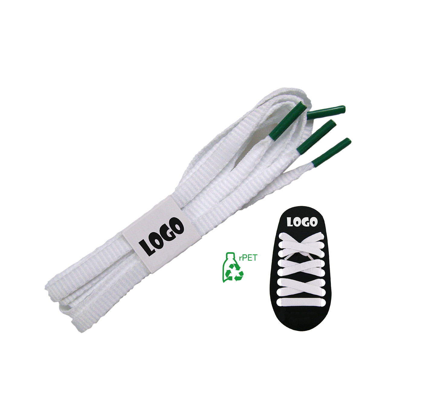 Shoelaces rPET flat