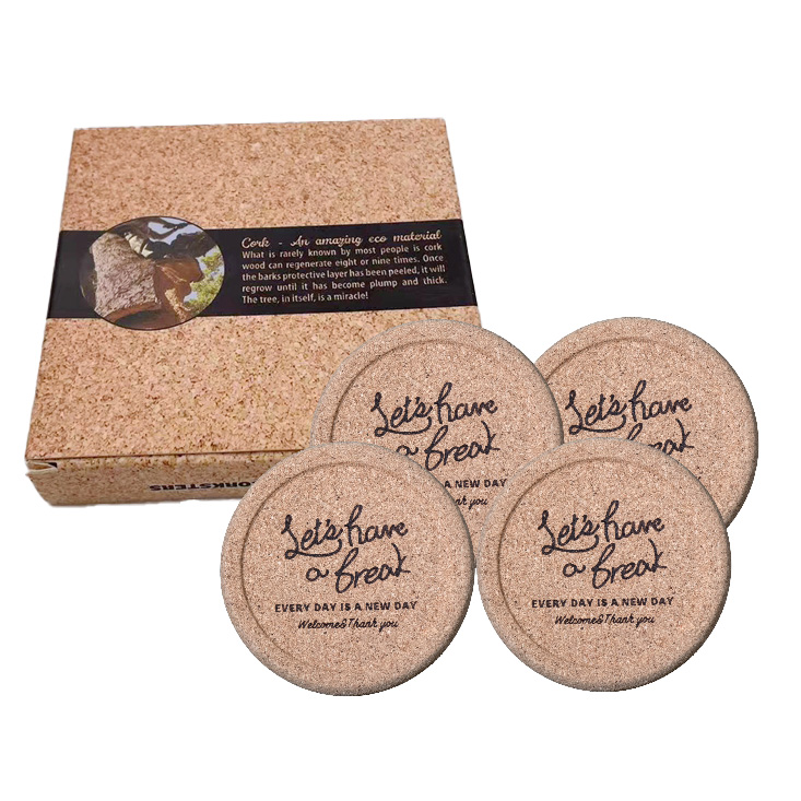 Cork coaster set Malibu