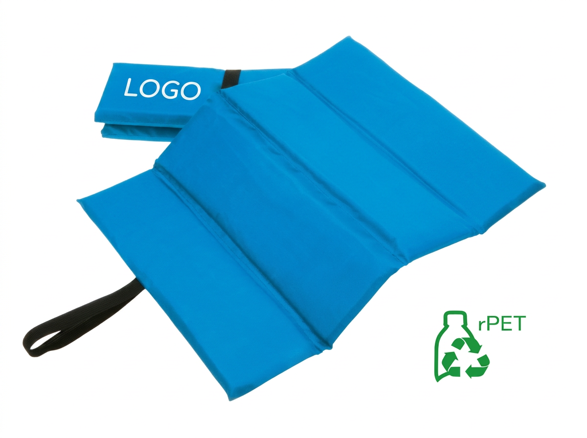 Foldable seat cushions rPET